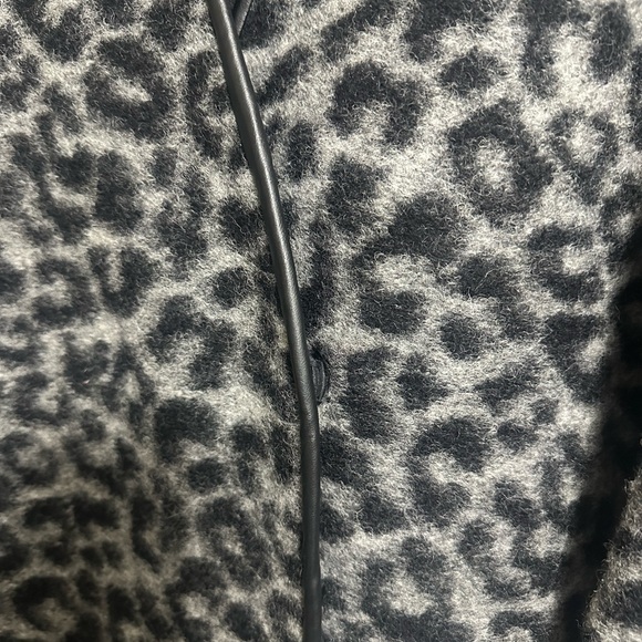 Mango Grey Leopard print coat - Picture 4 of 7